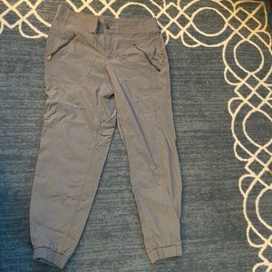 Gray hiking joggers from Athleta, size 10